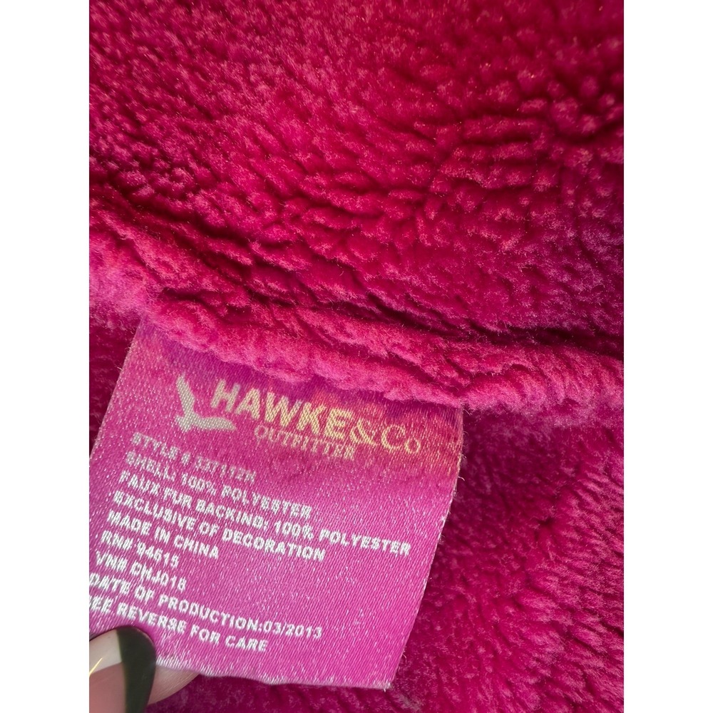 Hawke & Co‎ Outfitters Girls Faux Suede Pink Coat: Size 4T Super Soft & Warm - Picture 5 of 7